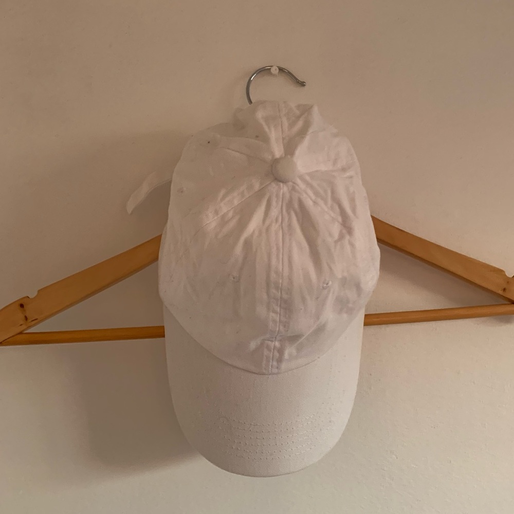 White baseball cap
